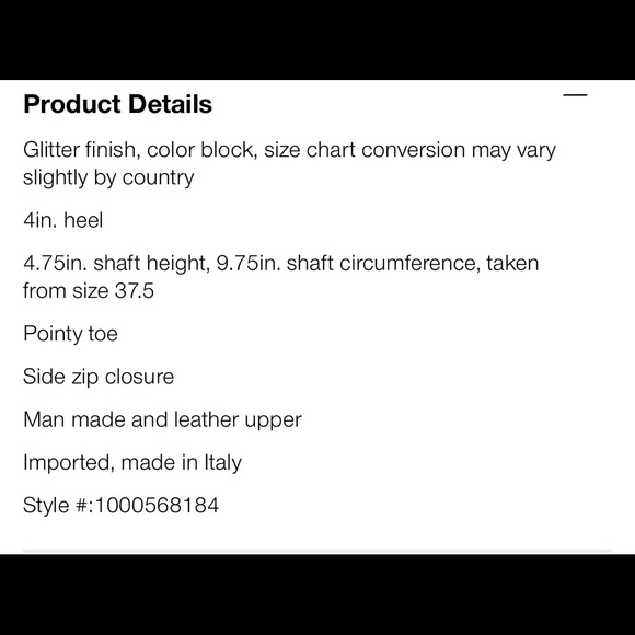 Manolo Blahnik Black/Grey Glitter Booty 39IT - Picture 10 of 10